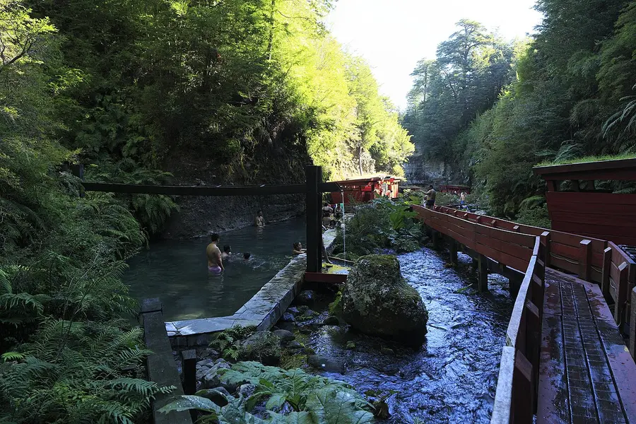 Ruta de termas en el sur de Chile